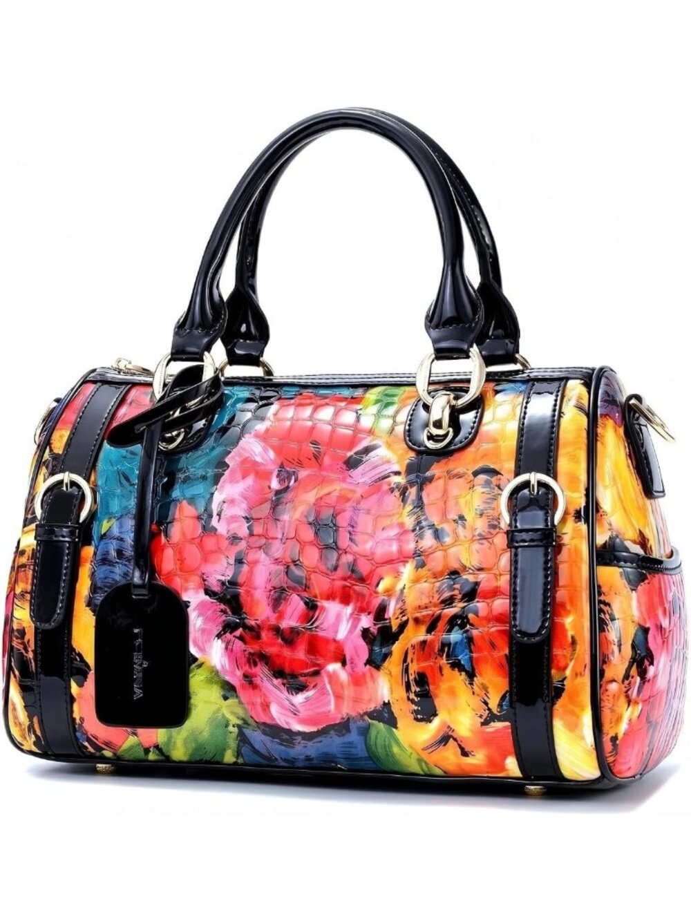 Stylish Genuine Leather Crossbody Tote Shoulder Bag Purse for Women - Versatile
